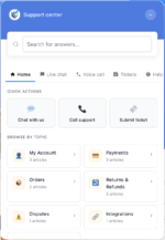Customer support SaaS (3 site/year)